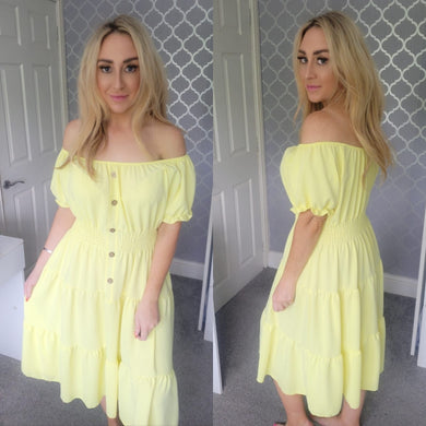 Summer Dress-Yellow