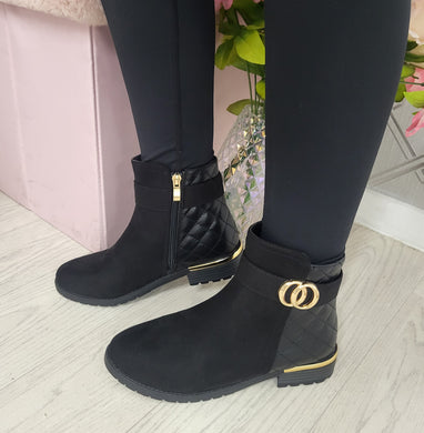 Connie Ankle Boot -Suede