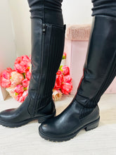 Isabella Knee High Boot - Black