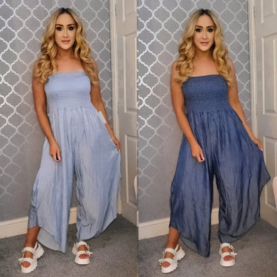 Chambray Jumpsuits - 2 Colours