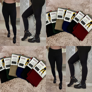 High Waist Leggings- 7 Colours