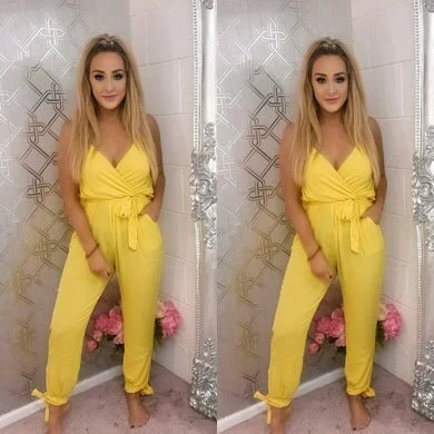 FLASH DEAL Natasha Jumpsuit - Yellow