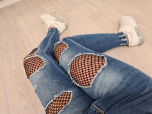 Callie Fish Net Jeans